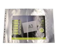 Pack de 10 Pochettes perforées A3 Lisse épais 7,5/100e