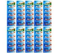 Pack de 100 Piles AG3 bouton plates 1,5V LR41, 192, 392, 384, LR736, GP92, SR41W, G - IRIOS -