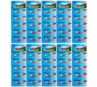 Pack de 100 Piles AG4 bouton plates 1,5V G4, LR626, LR626SW, 377A, SR 626, SR377, 177, 376, 377, 565, 377A, D377, G4, GA4, GP377, L626, LR66, SR626, SR626SW, SR66 - IRIOS -