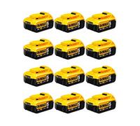 Pack de 12 batteries DeWALT DCB184P12 (18V - 5,0 Ah)