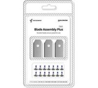 Segway Kit de lames Navimow – 12 pièces – Gris inox – Compatible séries i & H