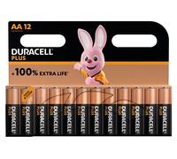 Pack de 12 Piles alcalines Duracell Plus type LR6 AA