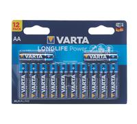 VARTA Piles AA Longlife Power Cube alcalines 1,5 V Pack de 12 - emballage 90% recyclé