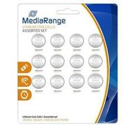 MediaRange MRBAT139 Piles Bouton au Lithium CR2016-2025-2032-2450 12 pièces 3 Volt Ensemble
