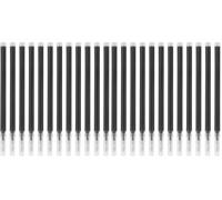 Pack de 12 Recharges Bleues Effaçables 0,7mm pour Stylos Pilot FiXion, Encre Thermosensible, Écriture Lisse de 400m,pour Écriture Quotidienne et Professionnelle (Noir, 0.7mm) (Lot de 2)