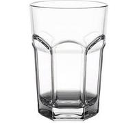 Pack de 12 verres rondes à boire JIN 75 n verre transparent empilable, adaptés aux boissons froides et chaudes Transparent G