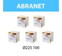 Pack de 125 disques abrasif Abranet Ø 225 mm P100 MIRKA