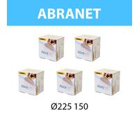Pack de 125 disques abrasif Abranet Ø 225 mm P150 MIRKA