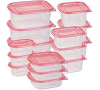 Rosenstein & Söhne Pack de 15 boîtes de conservation en plastique - 5 formats