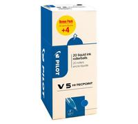 Pack de 16 stylos bleus Pilot Hi-Tecpoint V5 + 4 offerts