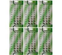Pack de 180 Piles bouton plates Alkaline 1,5V AG1/AG3/AG4/AG10/AG12/AG13 - IRIOS -