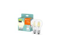 Pack de 2 ampoules connectées Ledvance Smart variable Filament Claire E27 60W Transparent
