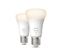 Pack de 2 ampoules connectées Philips Hue White E27 75W pour une ambiance lumineuse personnalisable