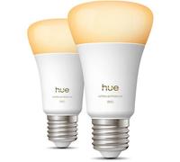 Pack de 2 Ampoules connectées Philips Hue White Ambiance A60 929003854802 E27 810 lm 6W dimmables Blanc Ambiance