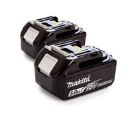 Pack de 2 batteries 18 V MAKSTAR Li-Ion BL1850B 5.0 Ah - - MAKITA - - PACK2BAT5LI Noir G
