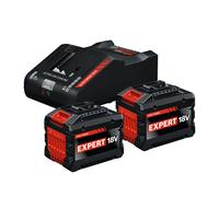 Pack de 2 batteries EXPERT EXBA 18V-150 15 Ah + Chargeur EXAL 18V-160 BOSCH