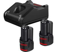 Pack de 2 Batteries GBA 12V 3.0Ah + Chargeur BOSCH GAL 12V-40 Professional