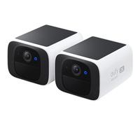 Pack de 2 Caméra de sécurité EufyCam SoloCam S220 WiFi exterieure sans Fil 2K - Panneau Solaire Intégré - IP67 - Compatibile Alexa - sans Frais Mensuels - Compatible HomeBase 3