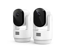 Arlo Essential Caméra de sécurité intérieure 3 2K Pan-Tilt-Zoom, pack de 2