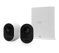 Pack de 2 caméras de surveillance connectées Arlo Ultra 2 Spotlight intérieure-extérieure Blanc Blanc G