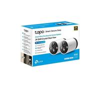 TP-Link Caméra de sécurité Tapo C420S2, QHD 4MP, Vision nocturne couleur, Autonomie 180j