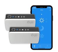 Pack de 2 Contrôleurs connectés pour radiateur électrique Konyks eCosy, Compatible Alexa et Google Home, Fil Pilote 6 ordres, Voyants de Mode, Automatisations faciles…, Wi-FI, Blanc