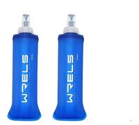 Pack de 2 Flasques Running 250ml Bleu Foncé Soft Flask - Gourde Souple Pliable pour Trail, Course à Pied et Sport [KingProShop]