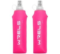 Pack de 2 Flasques Running 500ml Rose Fluo Soft Flask - Gourde Souple Pliable pour Trail, Course à Pied et Sport [KingProShop]