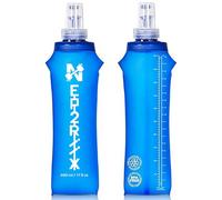 Pack de 2 Flasques Running 500ml Ultra-Légères Soft Flask - Gourdes Souples pour Course à Pied, Trail, Marathon, Randonnée - Pliables, Sans BPA, Faciles à Transporter, Compatibles Gilet d’Hydratation.