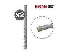 Pack de 2 foret fischer maçonnerie d-s hm 3,0x30 / 60 530522