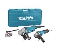 Coffret de 2 machines - Meuleuse Ø 125 mm 840 W + Meuleuse Ø 230 mm 2200 W - MAKITA - DK0053G