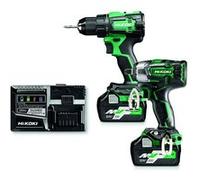Pack de 2 outils (DS18DE + WR18DBDL2) 18V + 2 batteries 5Ah + chargeur + coffret HITCASE - HIKOKI - KC18DEWDZ