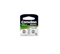 Pack de 2 piles Camelion Alcaline AG8,LR1120,LR55,191,SR1120W,GP91A,391 0% Mercury/Hg