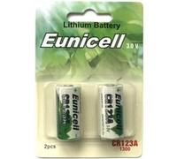 Pack de 2 Piles lithium 3V type CR123A / CR17335 / CR17345 - IRIOS -