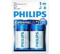 2 Piles Monocellule Philips Ultra Alkaline D LR20 1,5V Neuf Blister
