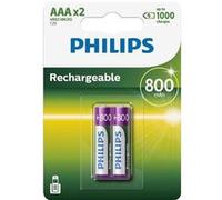 Philips R03B2A80 Batterie rechargeable 800mAh AAA 2 pièces