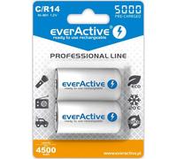 Pack de 2 piles rechargeables R14/C 5000 mAh pré-chargée - Garantie 1 an