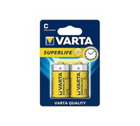 Pack de 2 piles Varta Superlife R14 Baby C