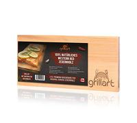 Pack de 2 Planches à Griller XXL - Planches à Griller en Bois de cèdre - Planches à Fumer en Bois de cèdre de cèdre Rouge de l'Ouest du Canada 100% Naturel pour Un goût spécial de grillade