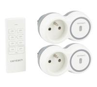 Multiprise ZENITECH 2 prises télécommandées 2300W + remote