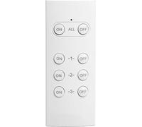 Pack de 2 Prises Télécommandées Extérieures GAO, 230V, Portée 30m, 433.92MHz, Noir