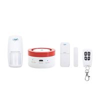 Pack de 2 systèmes d'alarme sans Fil PNI Safe House PG600LR : Connexion sans Fil, Alarme Anti-Intrusion, Alerte Intelligente Via l'application Tuya Smart.