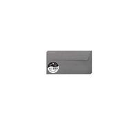 Paquet de 20 enveloppes Pollen 110x220mm 120g/m2 - Gris acier