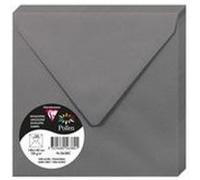 Pack de 20 enveloppes Pollen 140 x 140 mm Gris acier Gris acier G