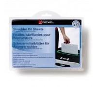 Kit 20 feuilles lubrifiantes pour destructeurs Rexel