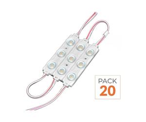 Pack de 20 - Module LED Barre 30W 12V IP65 pour Enseignes Lumineuses