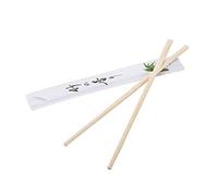 (Pack de 200 Articles) Wooden Chopsticks en Bois Baguettes jetables Lot de 200 Paires Lot Bambou emballées Individuellement