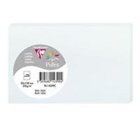 Clairefontaine Cartes simples Pollen 82 x 128 mm 210 g/m² Paquet de 25 Bleu ciel