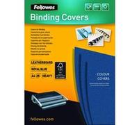 Fellowes Couverture pour reliure Delta A4 250 g/m² FSC 100 % recyclable Pack de 25 Bleu royal
