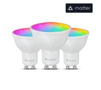 Pack de 3 Ampoules connectées Nanoleaf Essentials Matter GU10 5 W